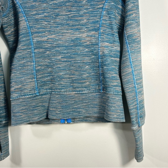 Lululemon Scuba Hoodie Stretch Women’s Sz 4 Blue Gray Full Zip Thumbholes W4A62S - Picture 15 of 15